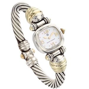 David Yurman Cable Watch Bracelet 7mm 14k Gold